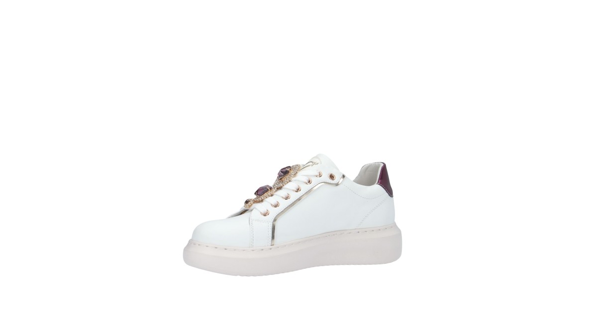 Cafenoir Sneaker Bianco/bordeaux Gomma DE1032