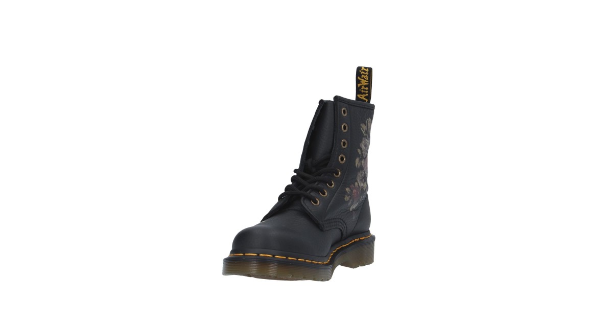 Dr. martens Anfibio Nero/fiori Gomma 32070001