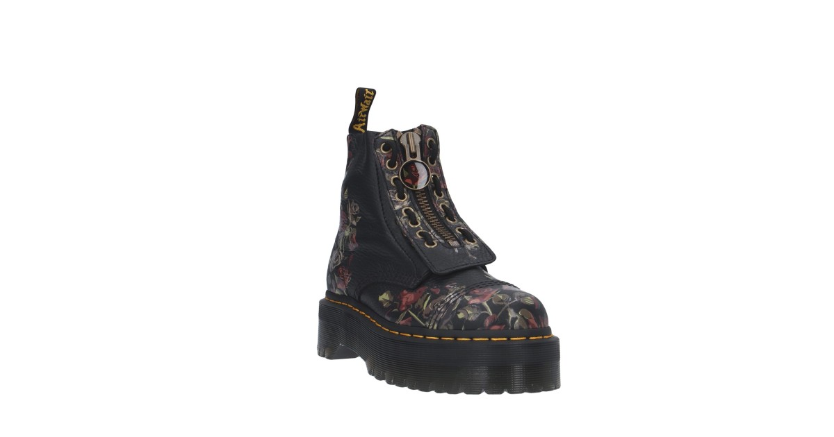 Dr. martens Anfibio Nero/fiori Platform 32050001