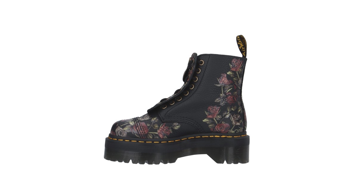 Dr. martens Anfibio Nero/fiori Platform 32050001