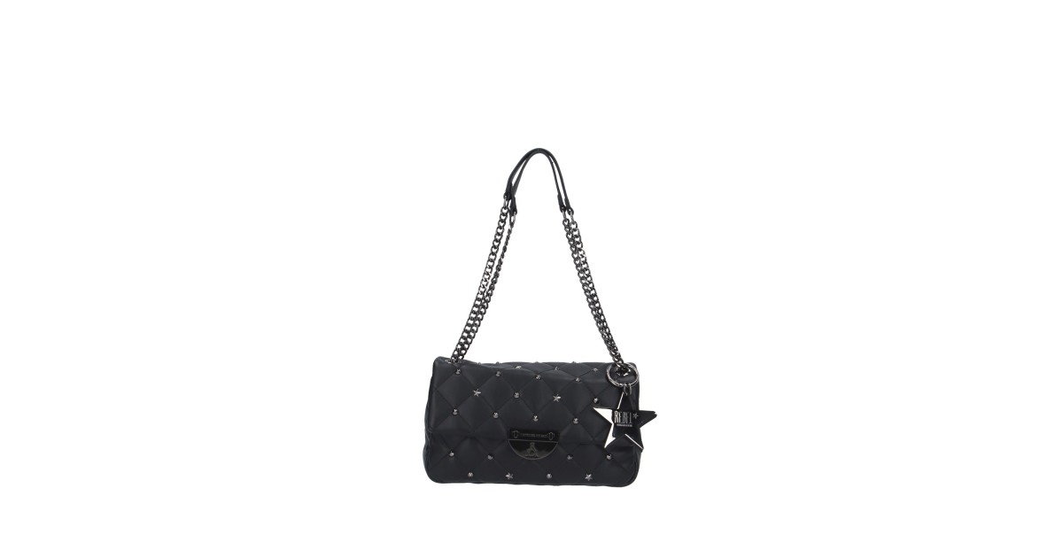 L'atelier du sac Borsa a spalla Nero Rebel iconic REBECCA