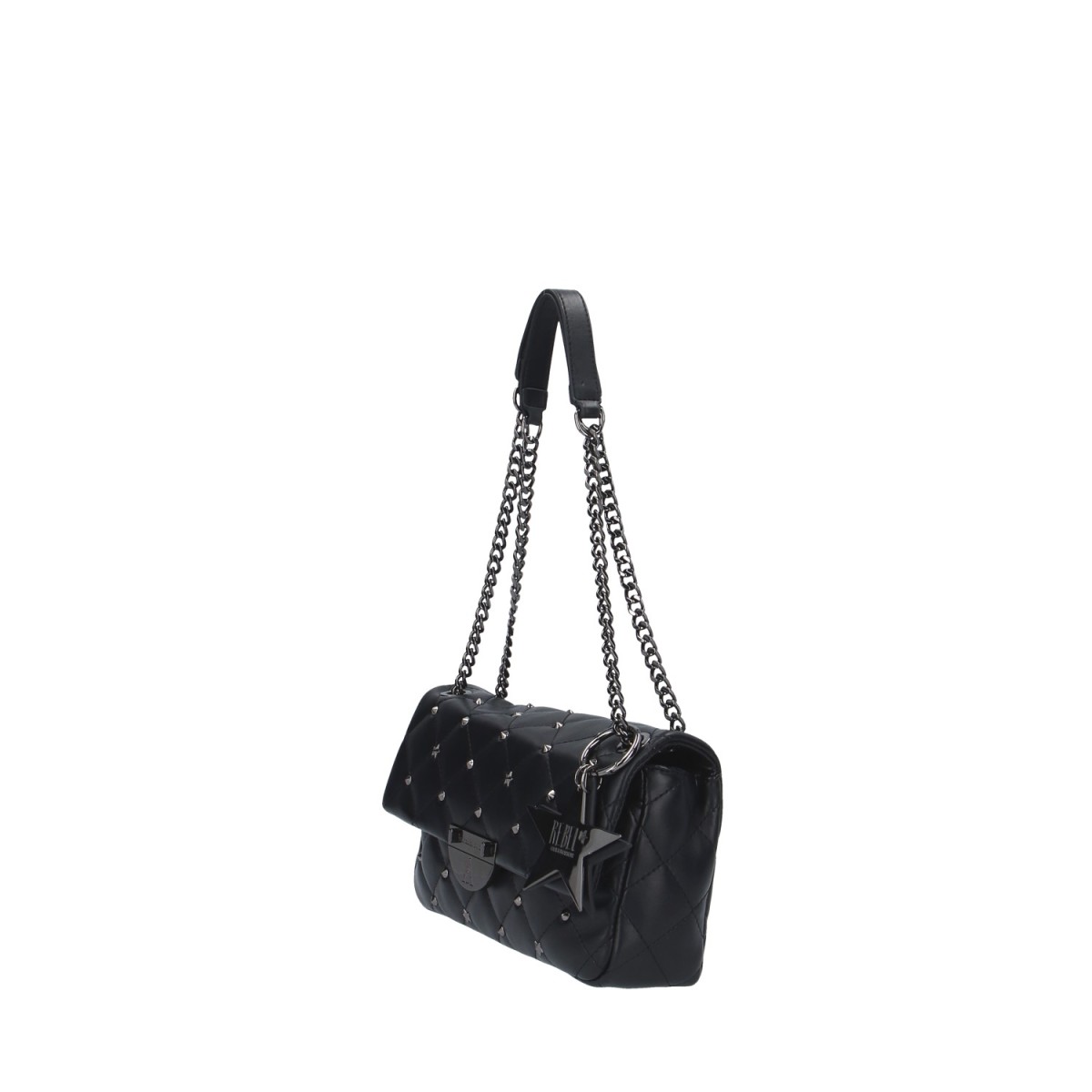 L'atelier du sac Borsa a spalla Nero Rebel iconic REBECCA