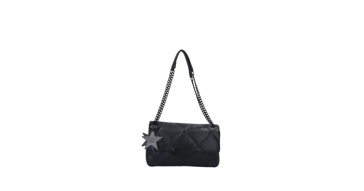 L'atelier du sac Borsa a spalla Nero Rebel biggy REBECCA