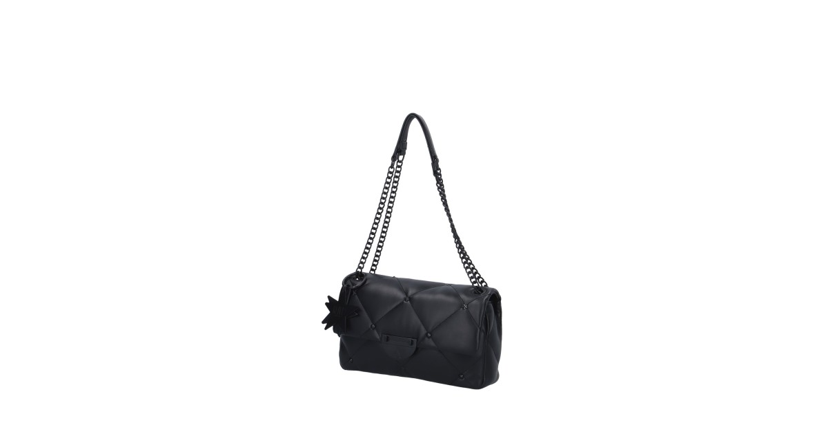 L'atelier du sac Borsa a spalla Nero Rebel biggy REBECCA