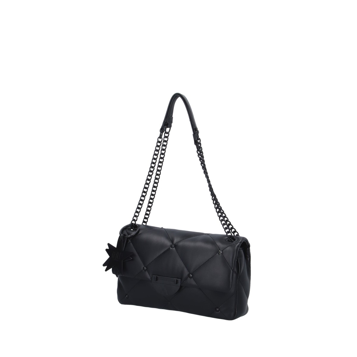 L'atelier du sac Borsa a spalla Nero Rebel biggy REBECCA