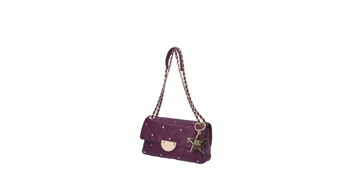 L'atelier du sac Borsa a spalla Viola Rebel goldy REBECCA