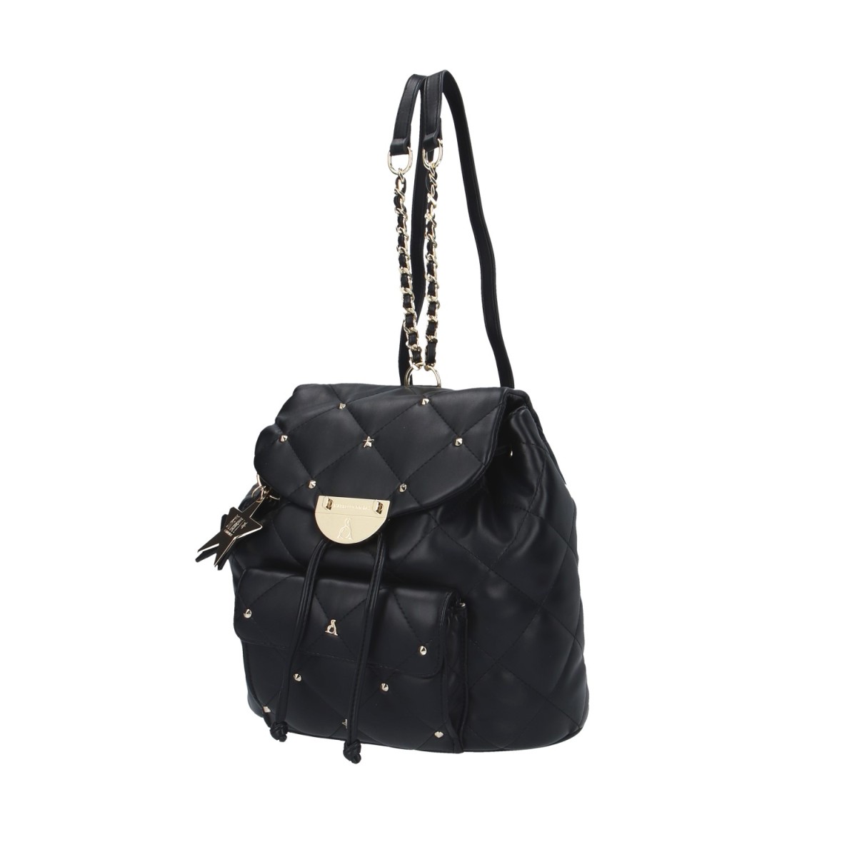 L'atelier du sac Zainetto Nero Rebel goldy NOELLE