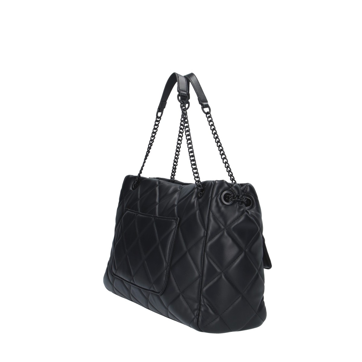 L'atelier du sac Borsa a spalla Nero Rebel stripy JANEL