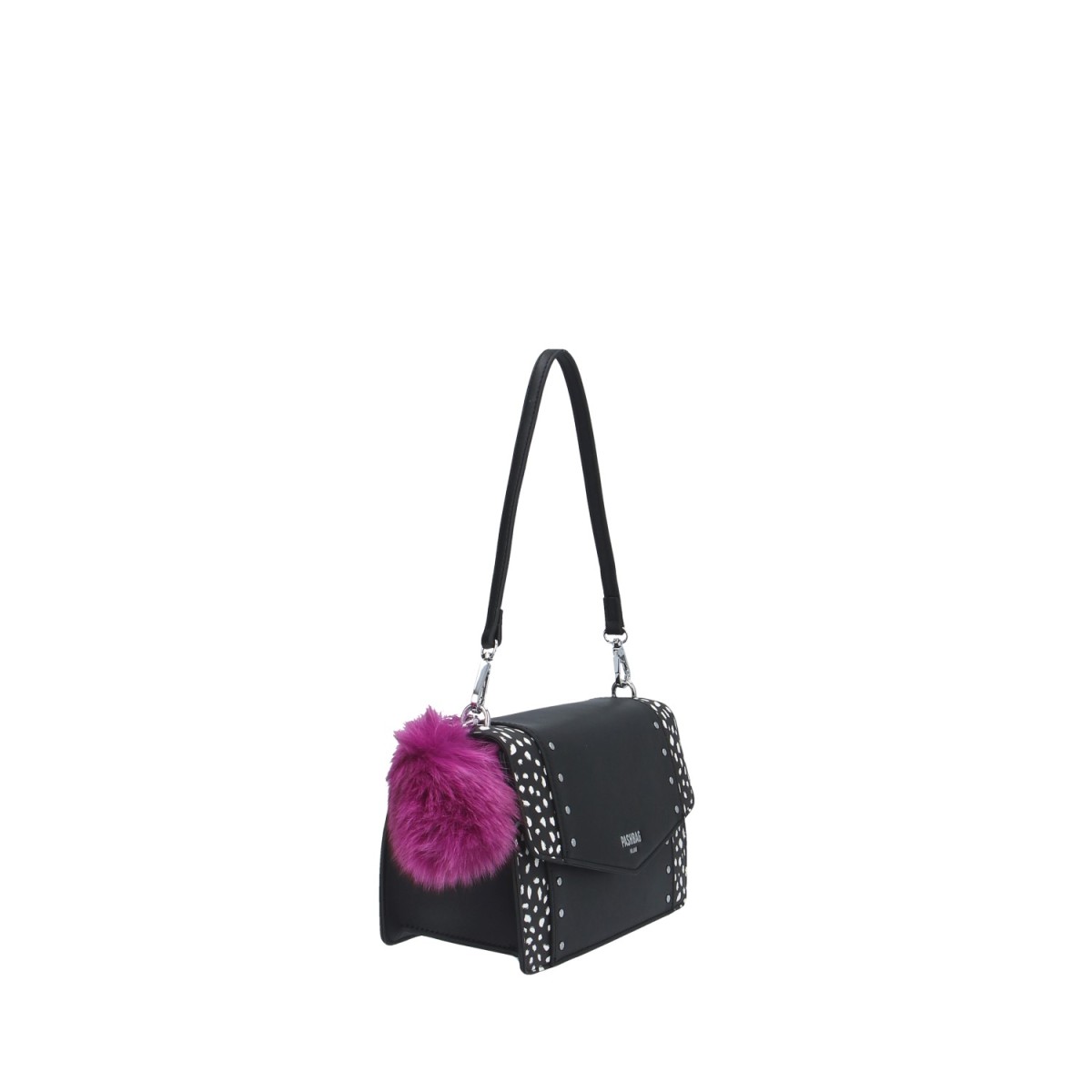 Pash bag Borsa a spalla Nero Stains MINI JADE