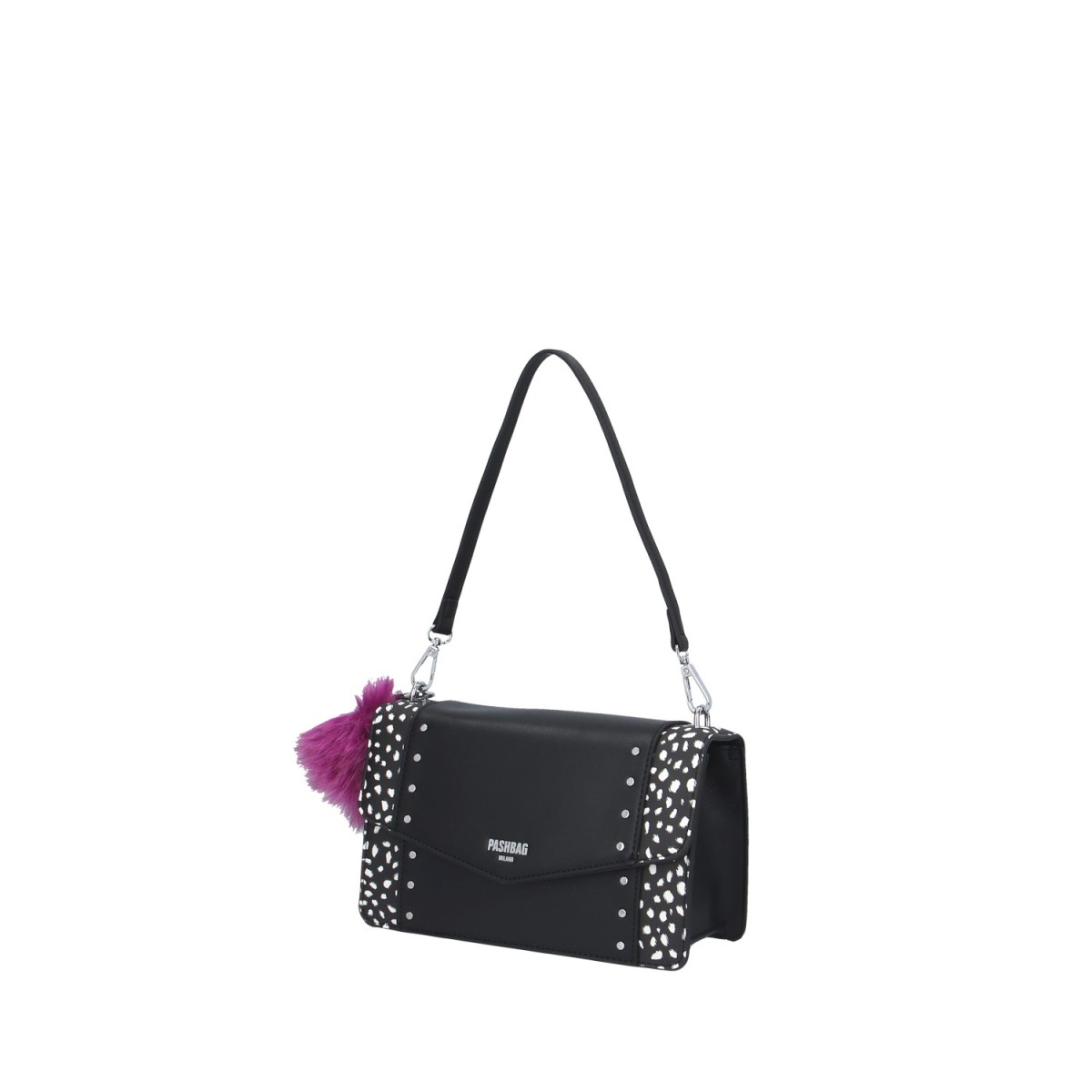 Pash bag Borsa a spalla Nero Stains MINI JADE