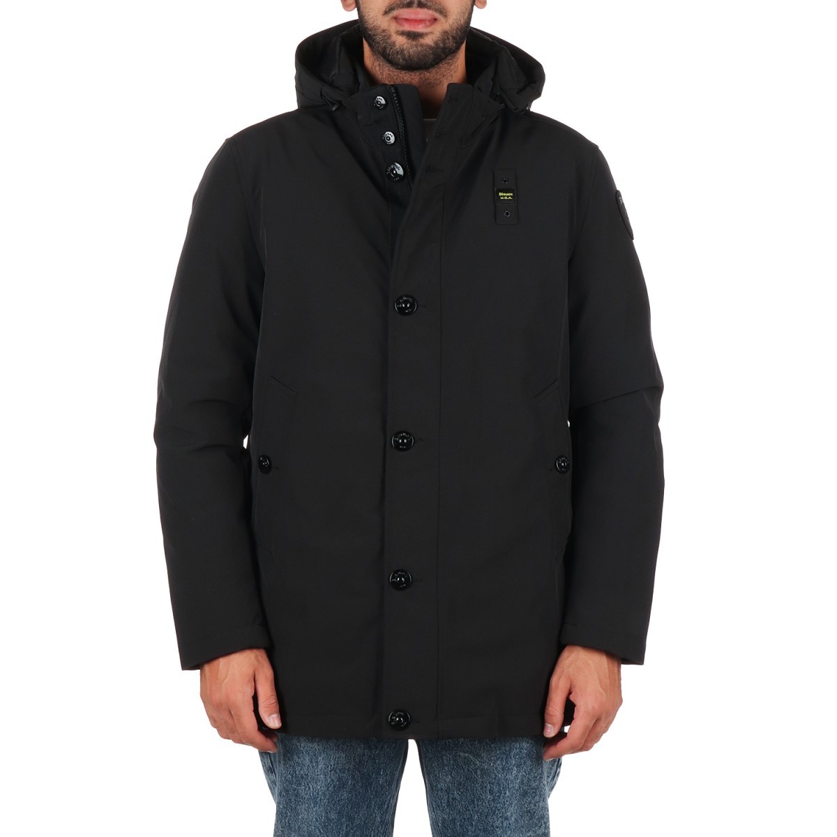 Blauer Parka Nero Chester...