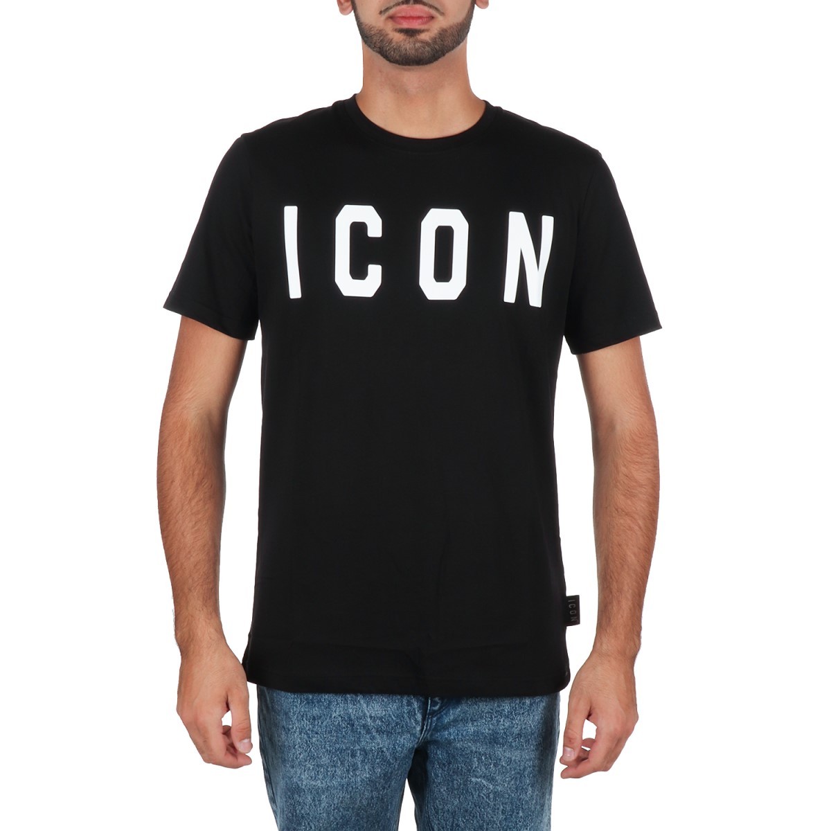 Icon T-shirt Nero/panna IU9013T