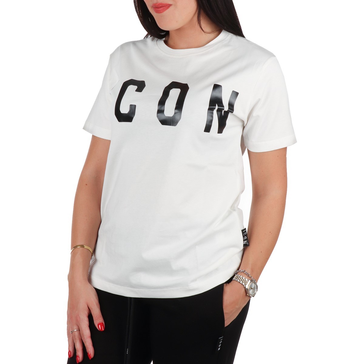 Icon T-shirt Bianco spento ID9111T