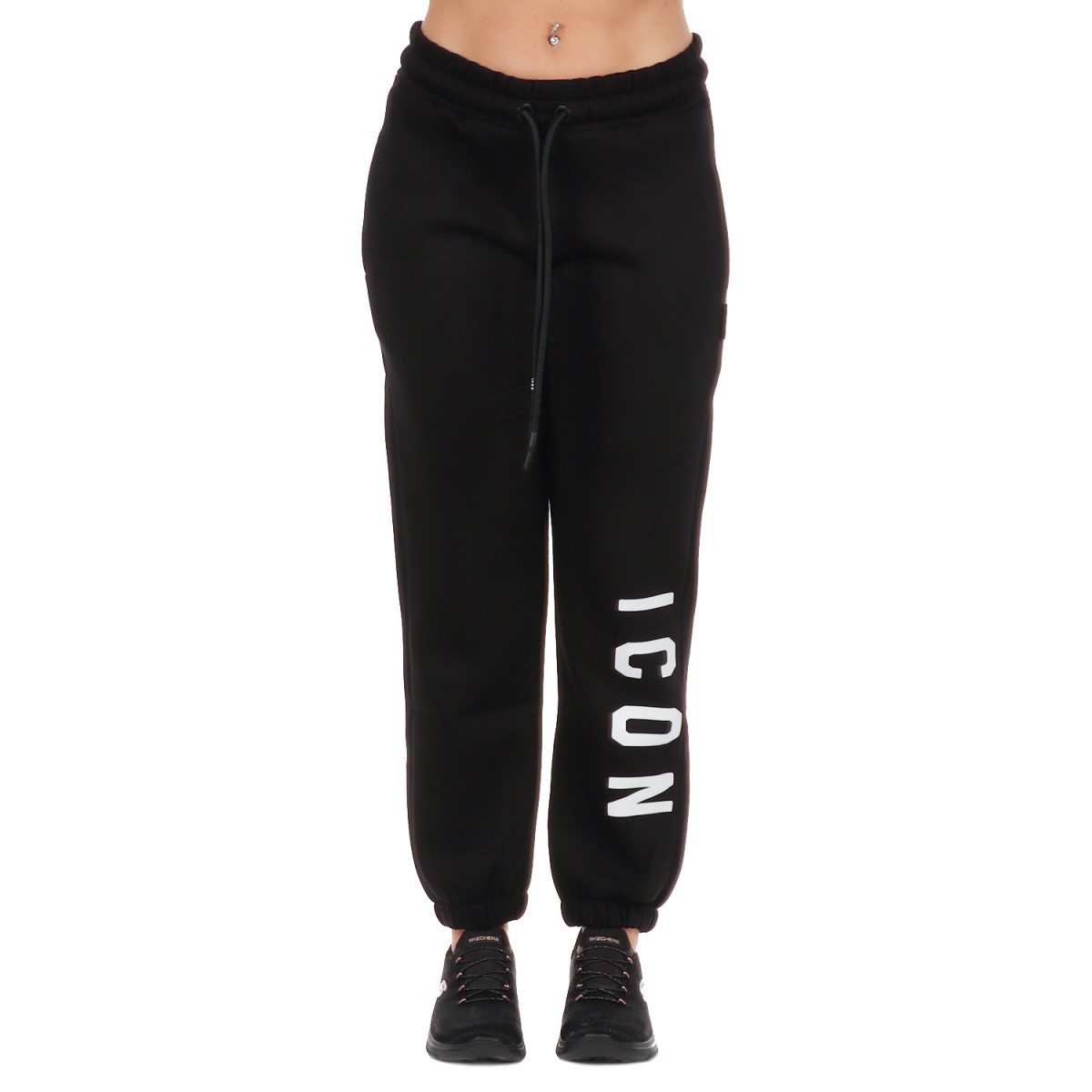 Icon Pantalone sportivo Nero/panna ID9116P