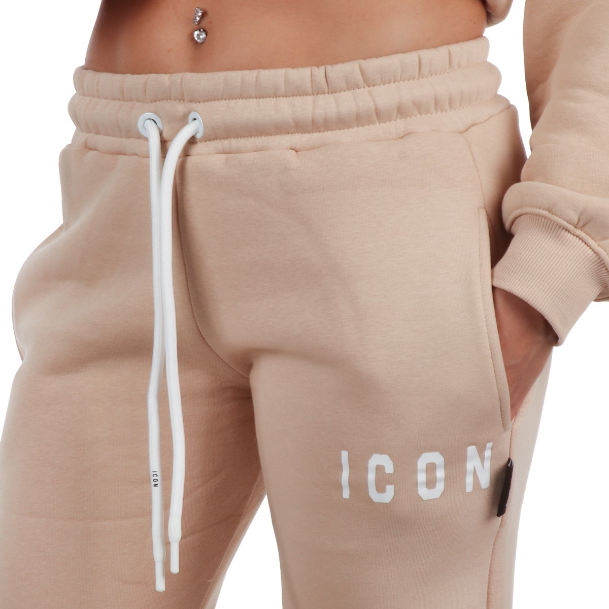 Icon Pantalone sportivo Avorio ID9115P