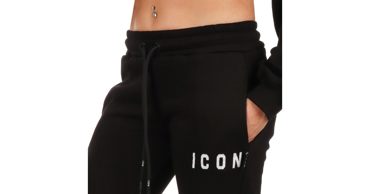 Icon Pantalone sportivo Nero/panna ID9115P