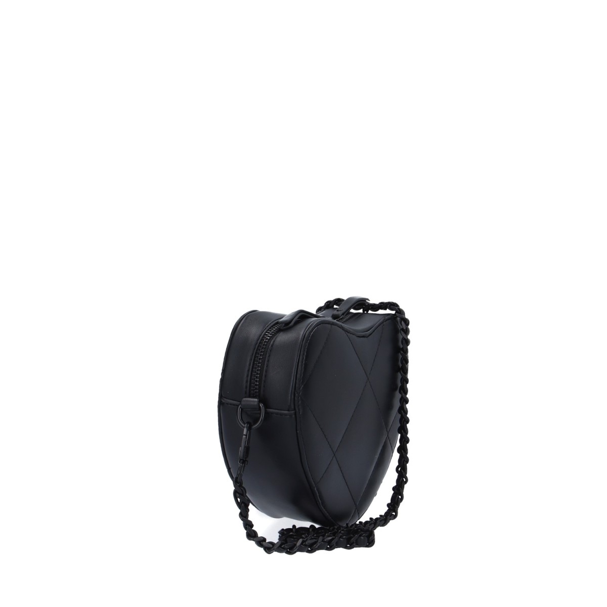 L'atelier du sac Tracolla Nero Rebel biggy HEART