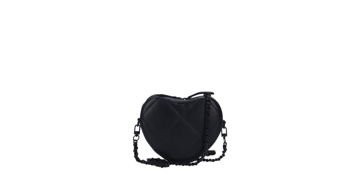 L'atelier du sac Tracolla Nero Rebel biggy HEART