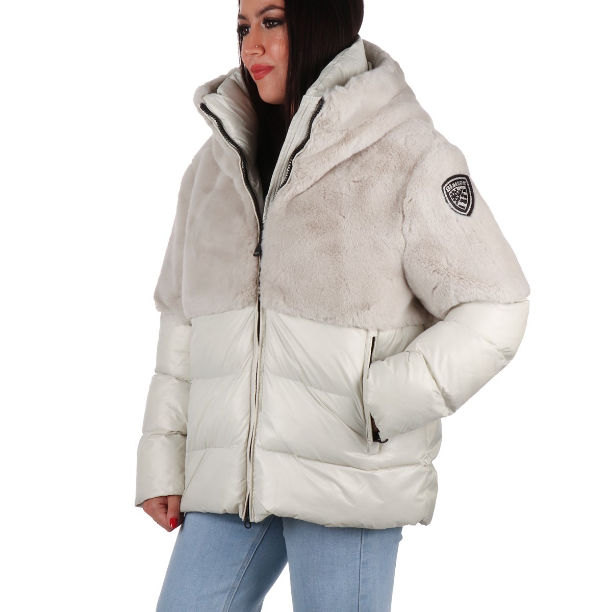 Blauer Giubbotto Bianco Tacoma 24WBLDC02290