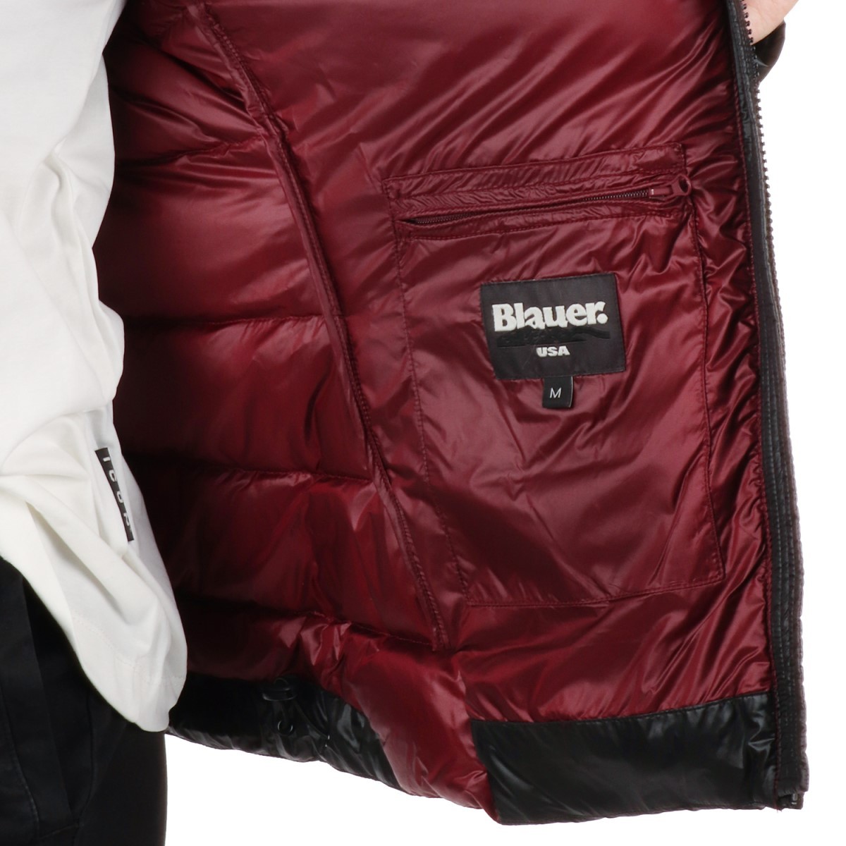 Blauer Piumino Nero/rosso Charme 24WBLDC03036