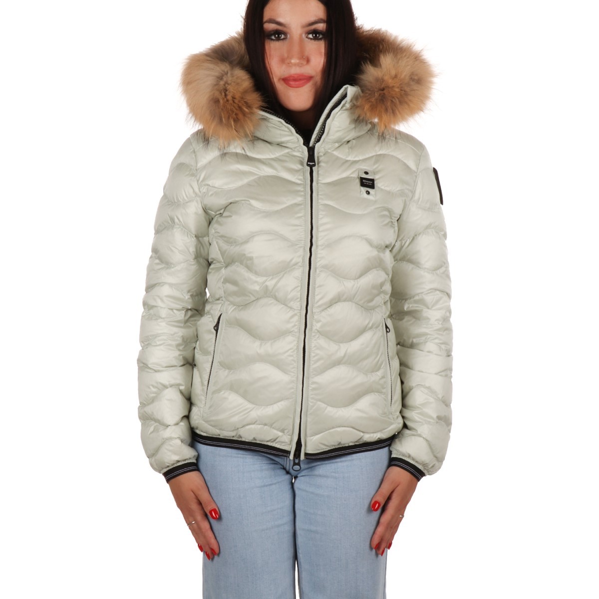 Blauer Piumino Beige/celeste Aldie 24WBLDC03048