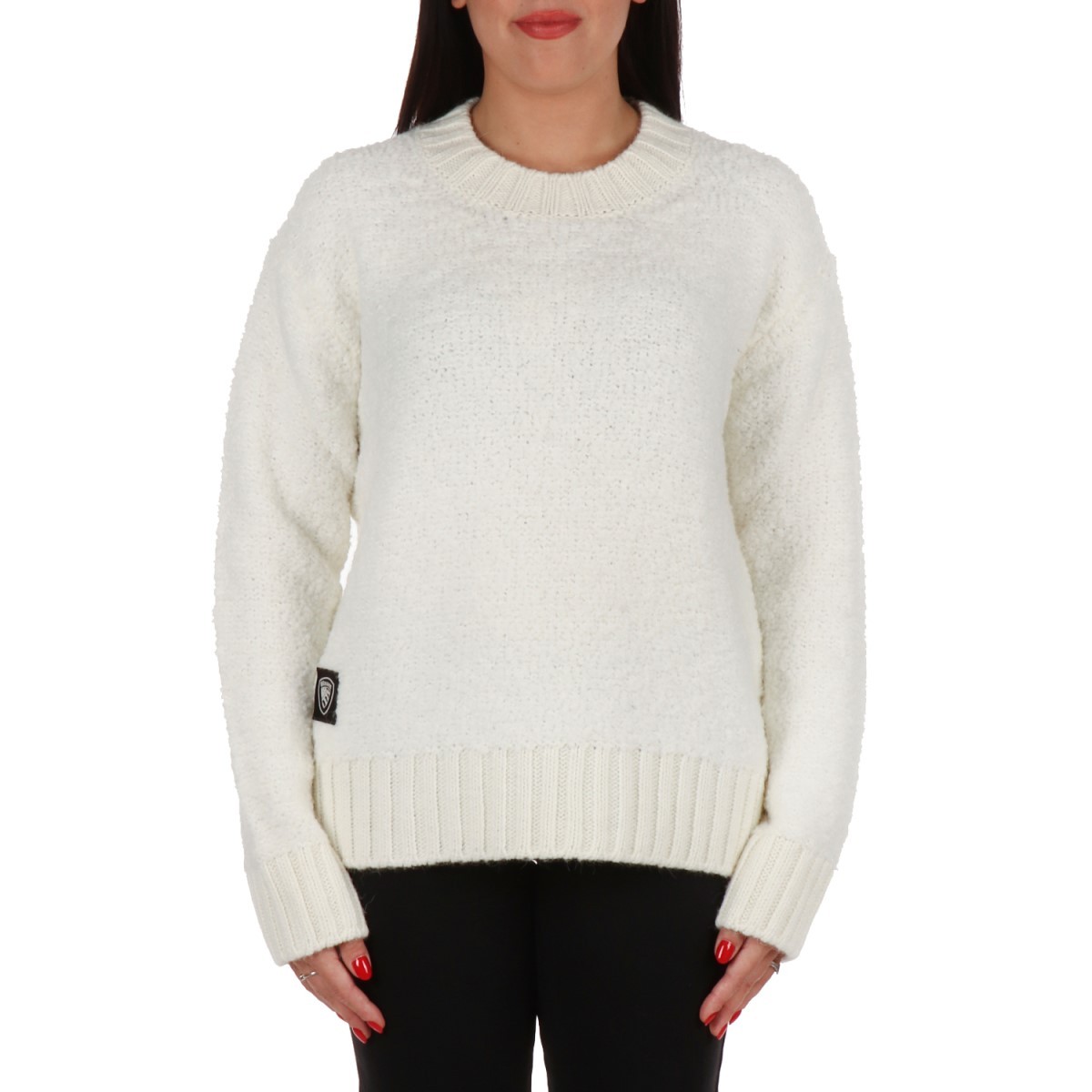 Blauer Maglione Bianco Alameda 24WBLDM01437