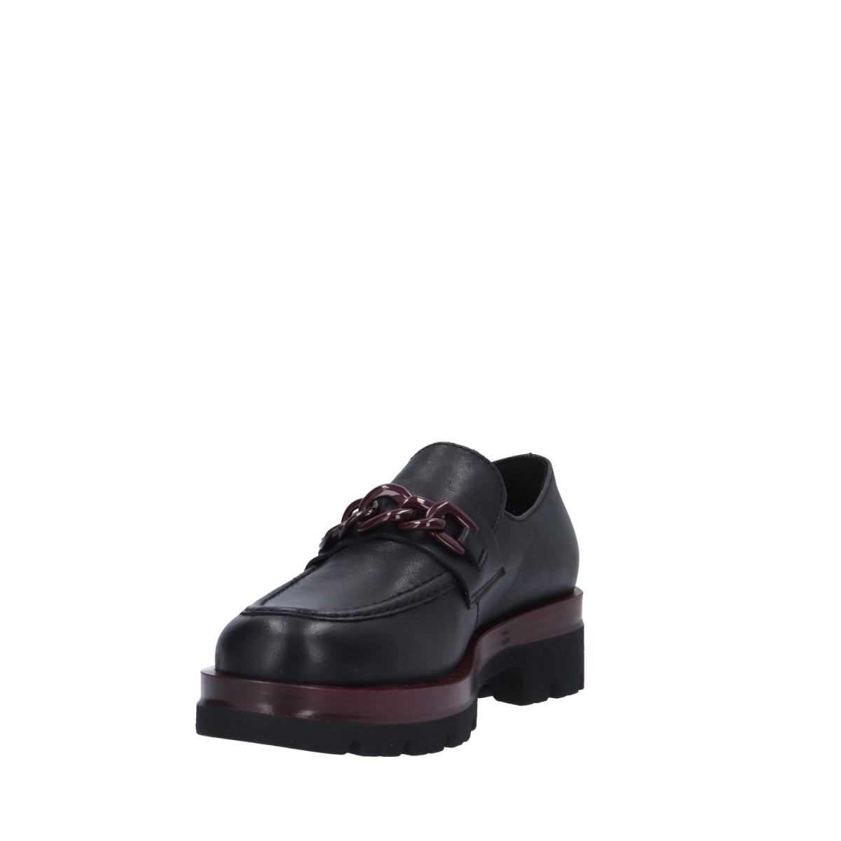 Igi&co Mocassino Nero/bordeaux Gomma 6686011