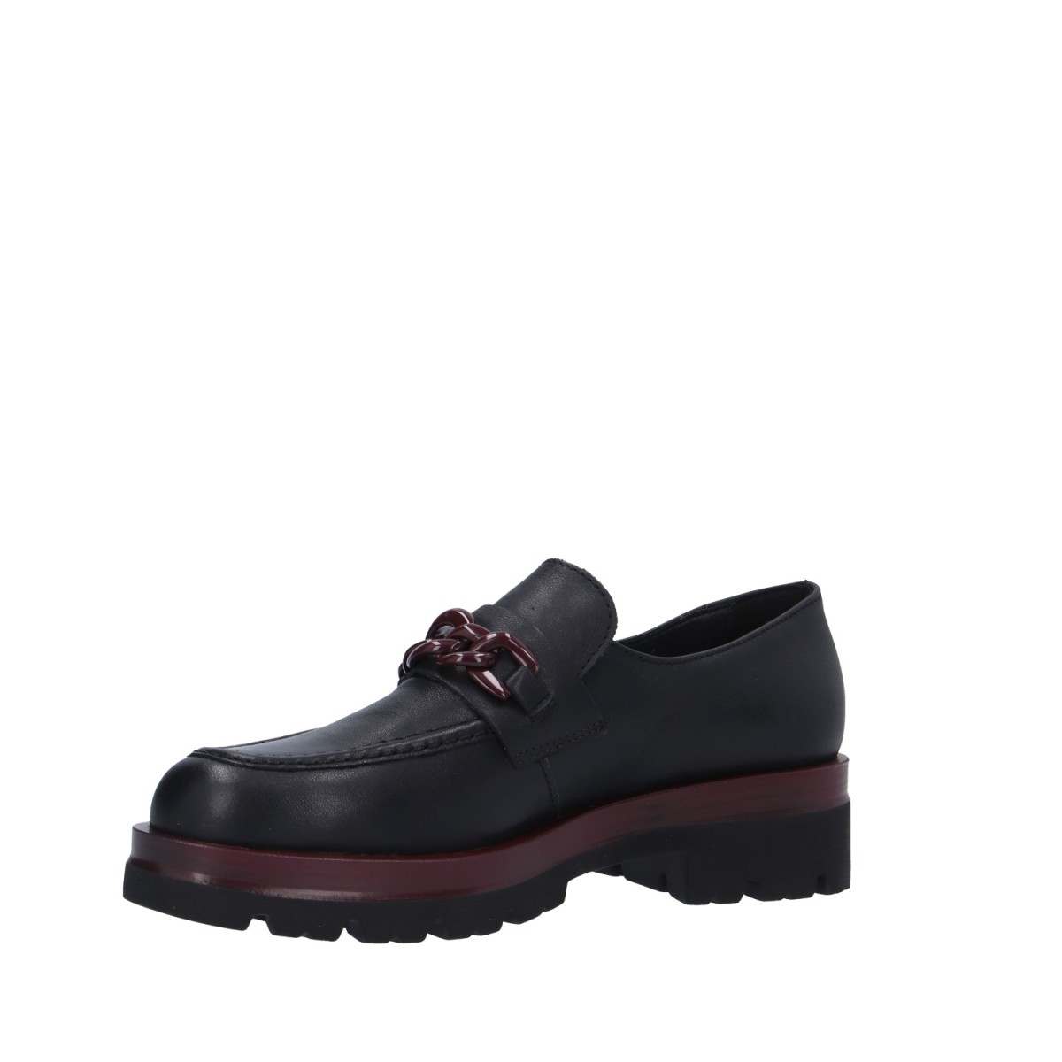 Igi&co Mocassino Nero/bordeaux Gomma 6686011