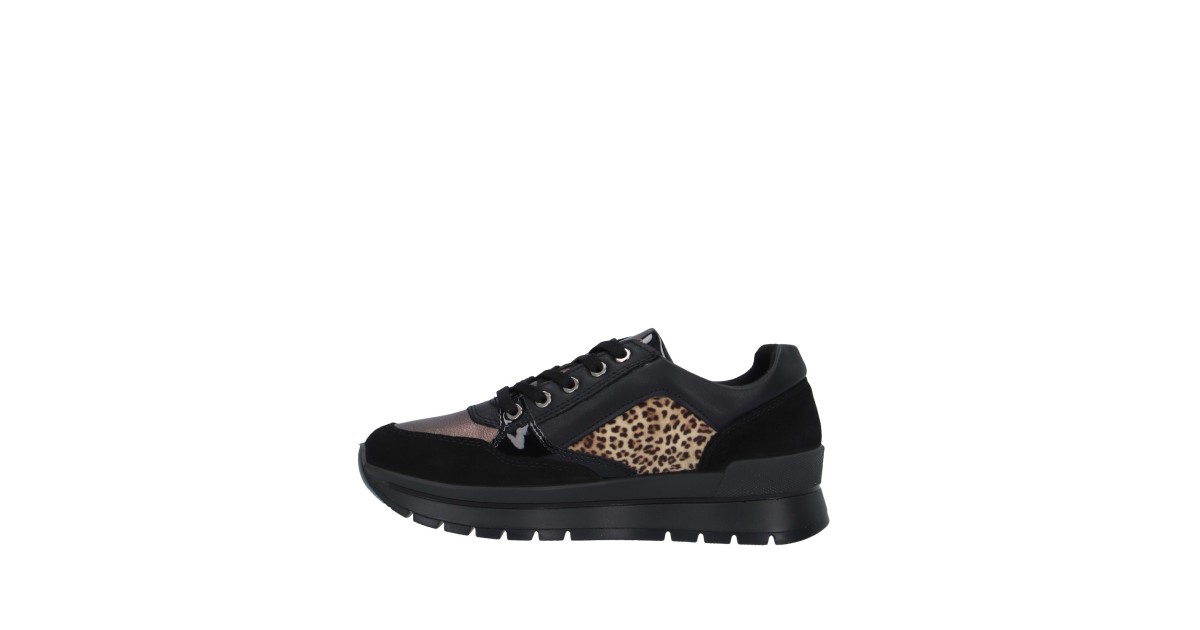 Igi&co Sneaker Nero/animalier Gomma 6673855