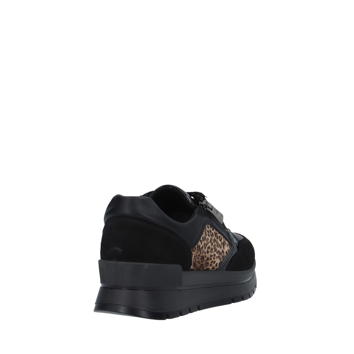 Igi&co Sneaker Nero/animalier Gomma 6673855