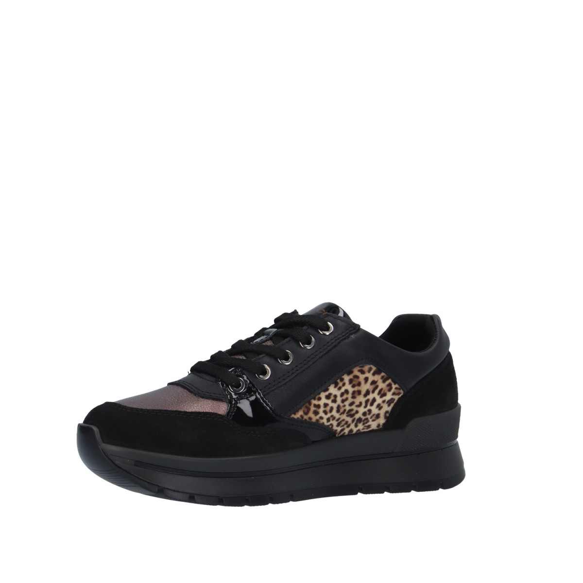 Igi&co Sneaker Nero/animalier Gomma 6673855