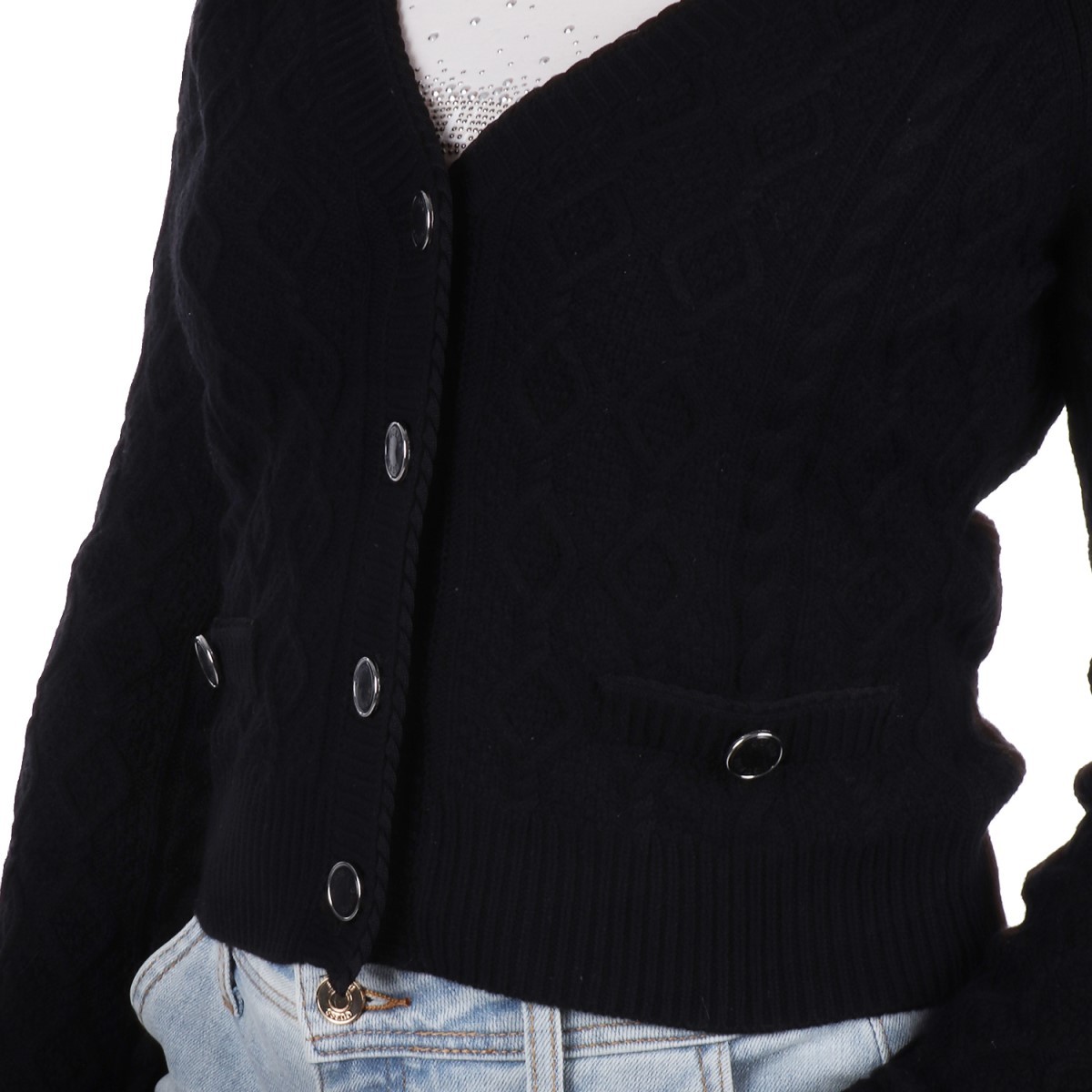 Guess Cardigan Nero W4YR22Z37L1