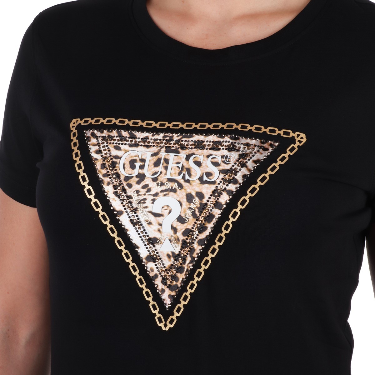 Guess T-shirt Nero W4YI40J1314