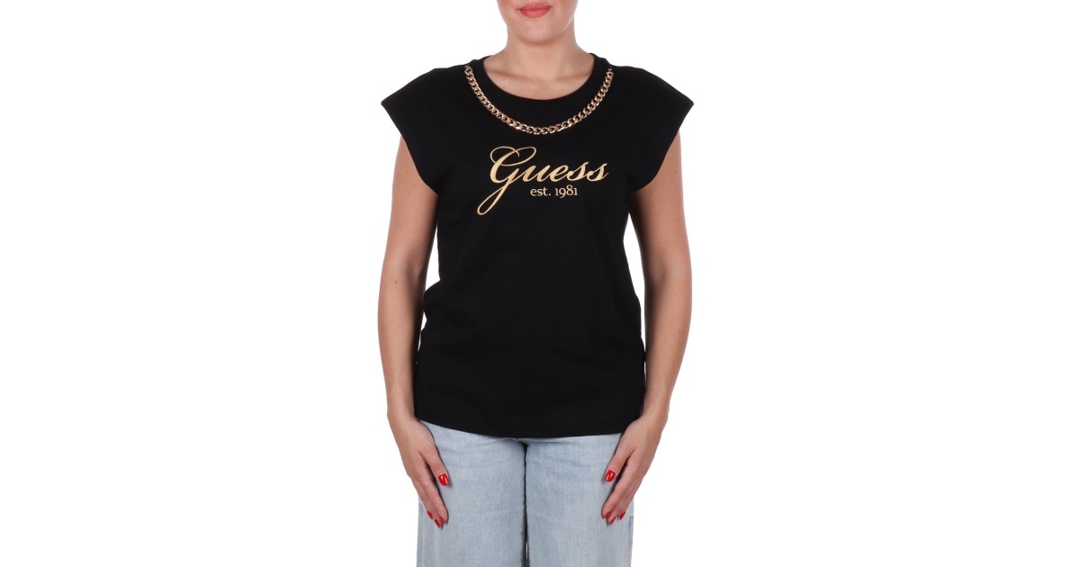 Guess T-shirt Nero W4YI16I3Z14