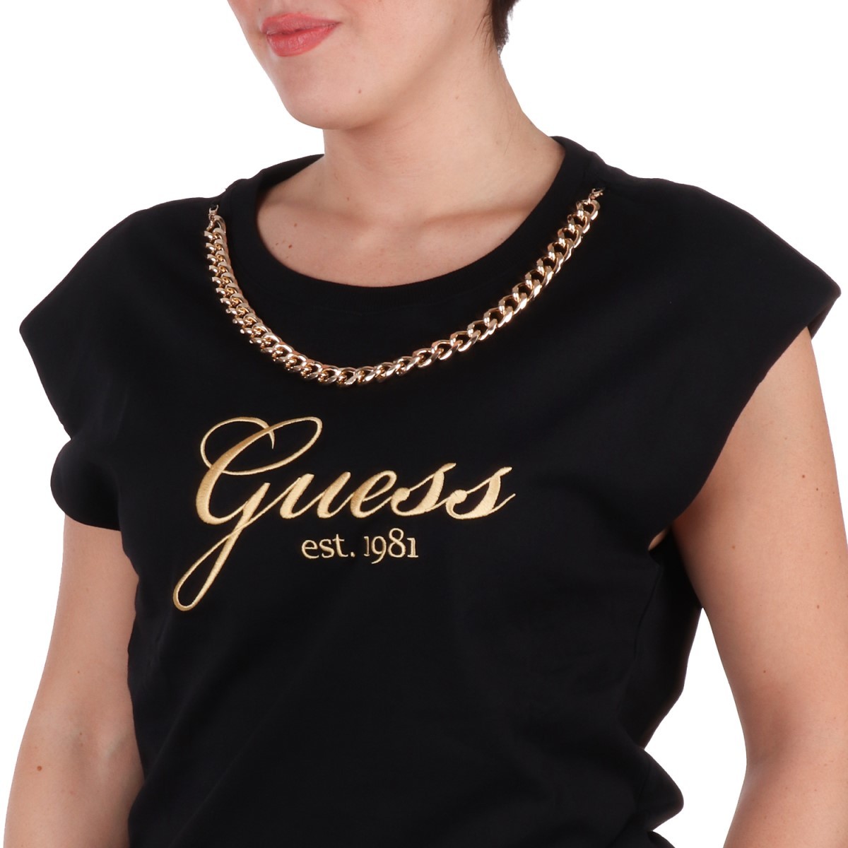 Guess T-shirt Nero W4YI16I3Z14