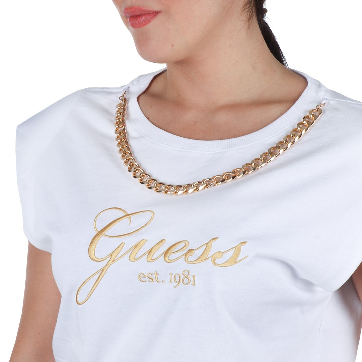 Guess T-shirt Bianco W4YI16I3Z14