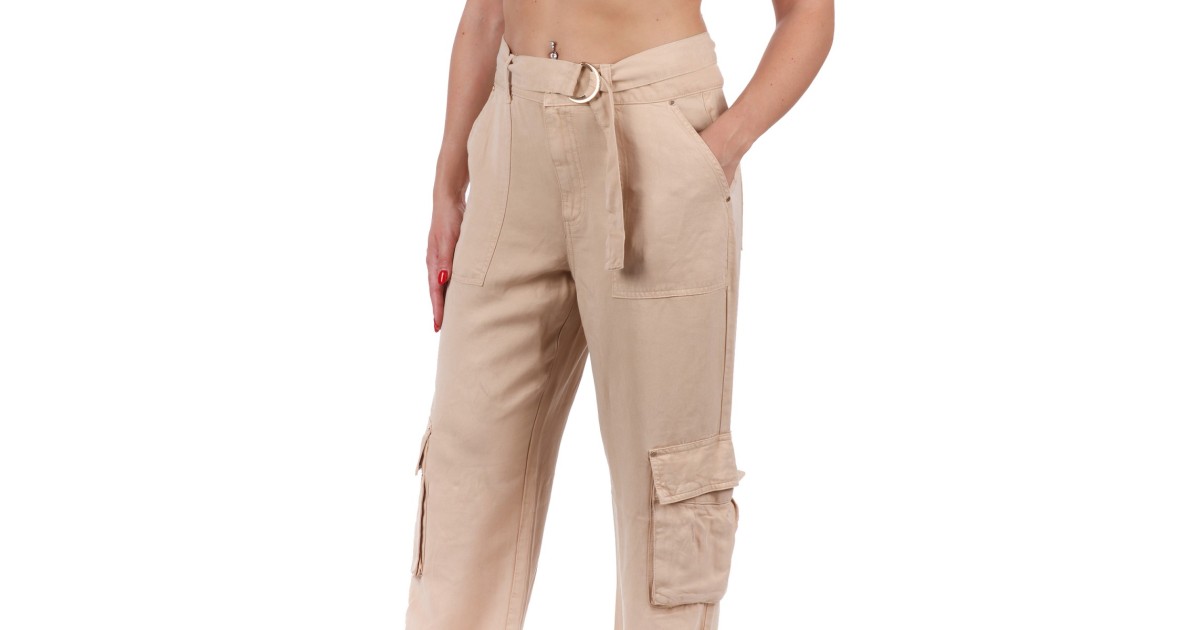 Guess Pantalone Beige W4YB51WDP85