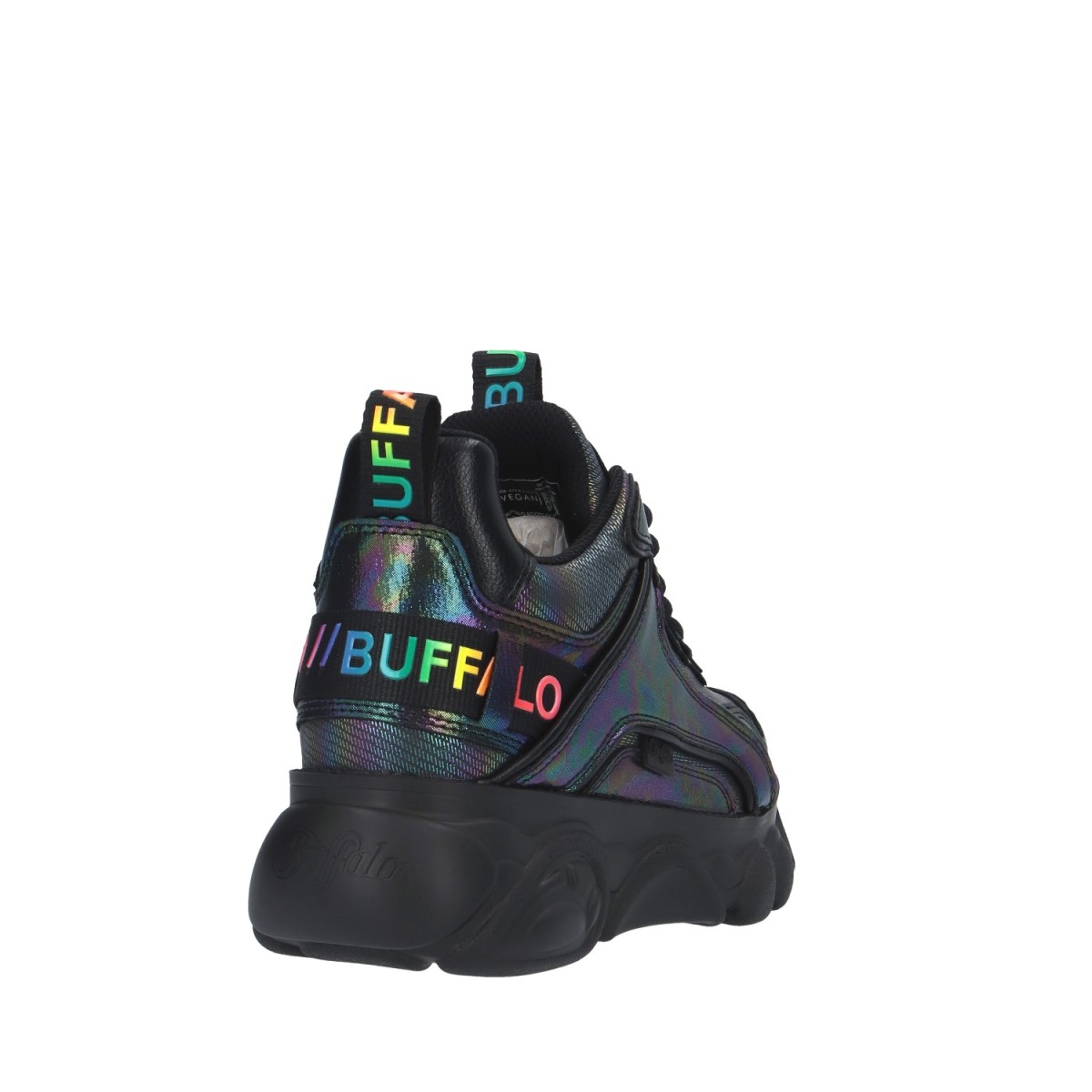 Buffalo Sneaker Nero Platform 1636207