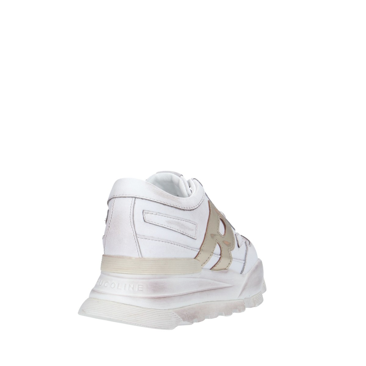 Rucoline Sneaker Bianco/oro Platform AKI