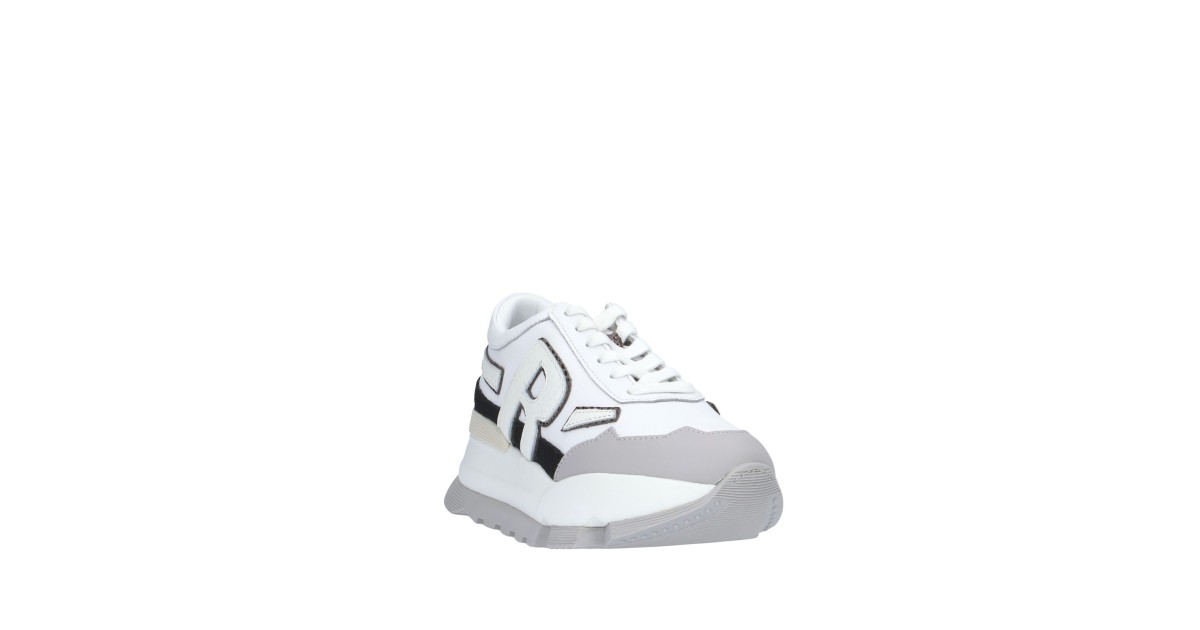 Rucoline Sneaker Bianco/argento Platform AKI