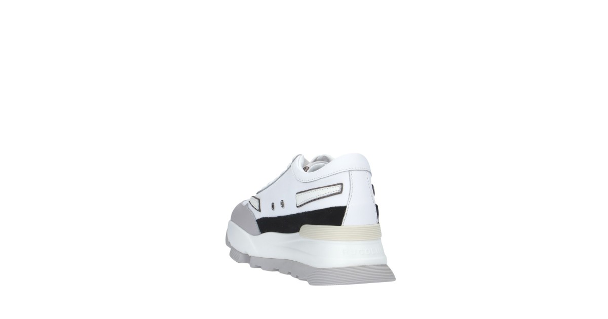 Rucoline Sneaker Bianco/argento Platform AKI