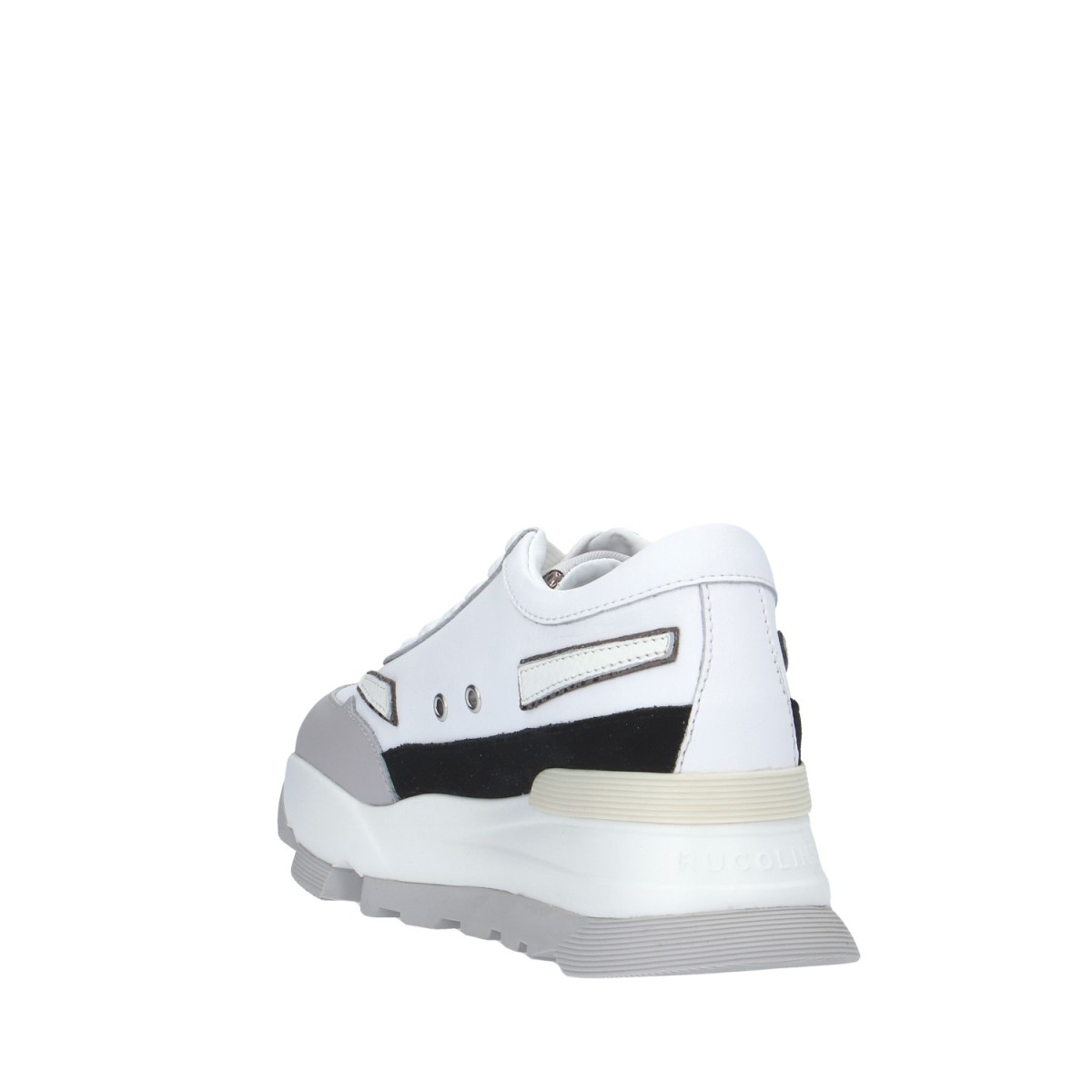 Rucoline Sneaker Bianco/argento Platform AKI