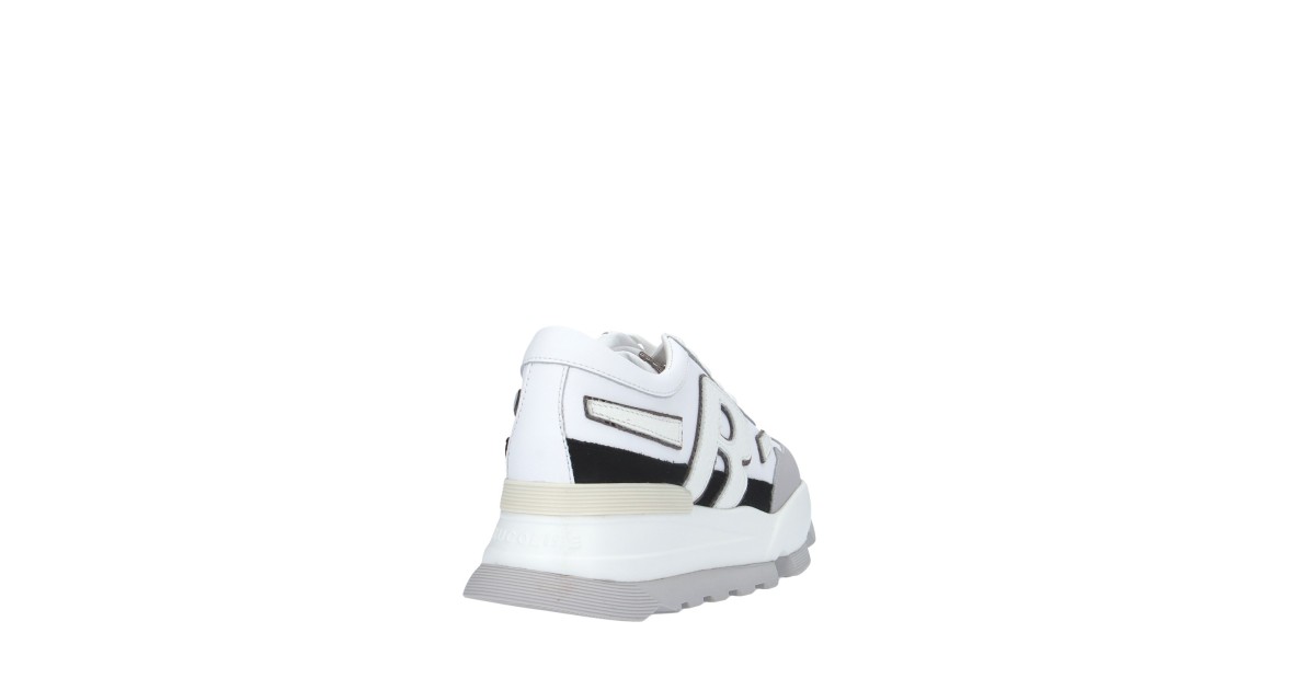 Rucoline Sneaker Bianco/argento Platform AKI