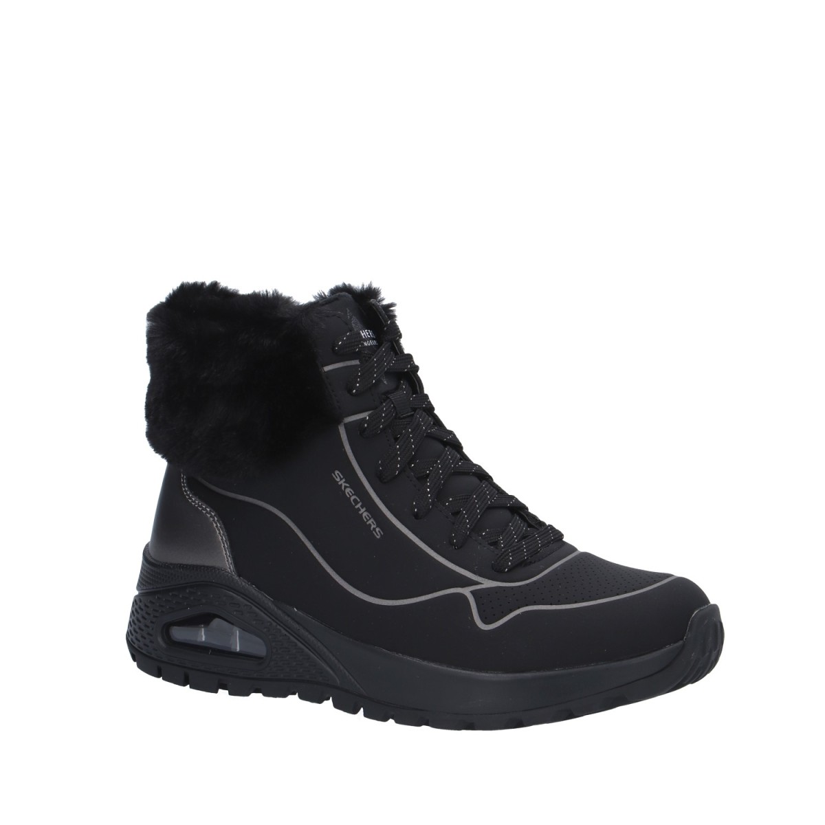 Skechers Sneaker alta Nero Gomma 167993