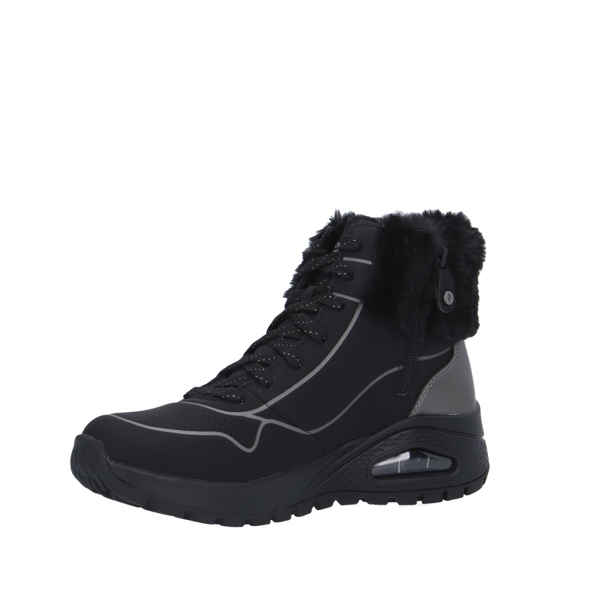 Skechers Sneaker alta Nero Gomma 167993