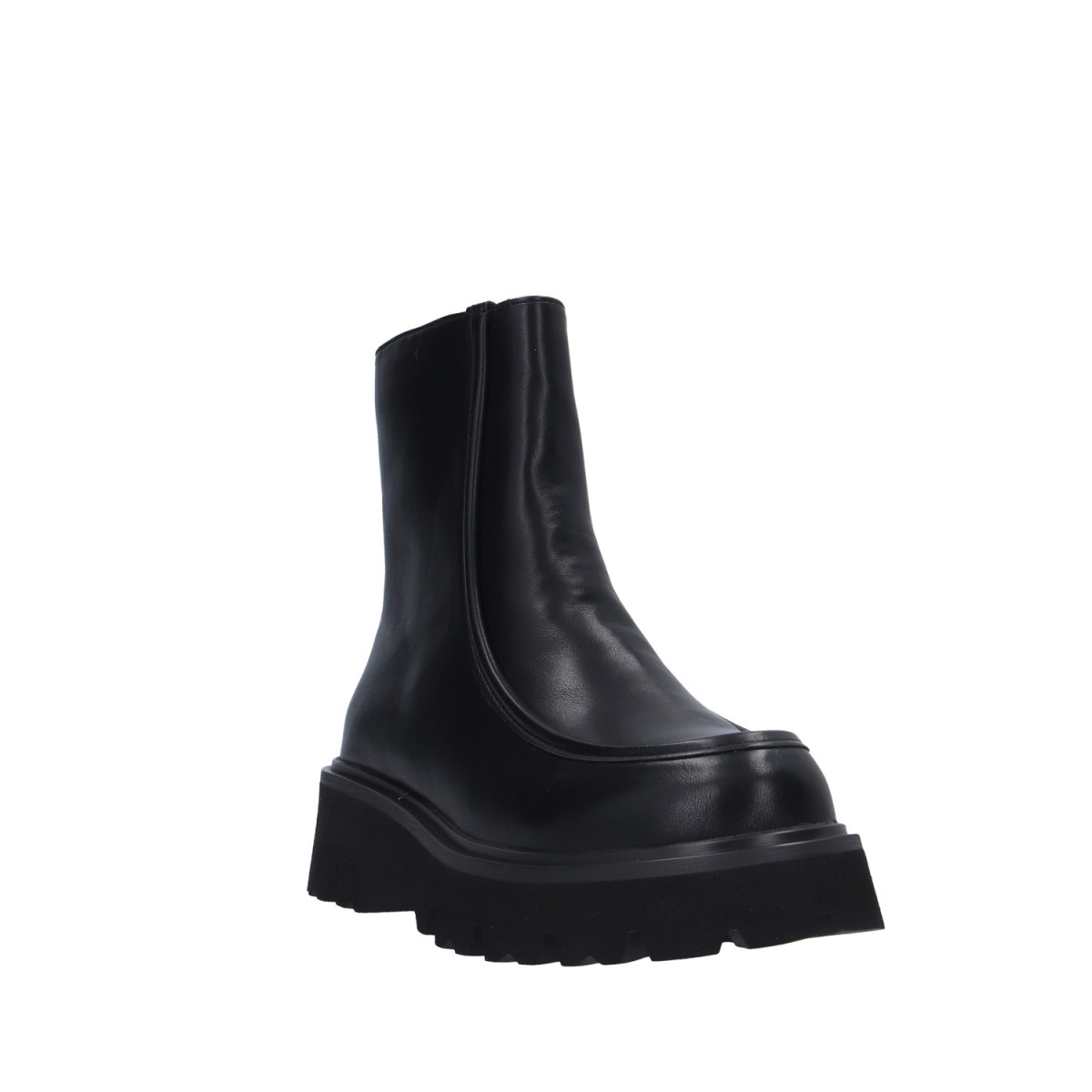 Pluspartout Stivaletto Nero Gomma KMD24W-1A