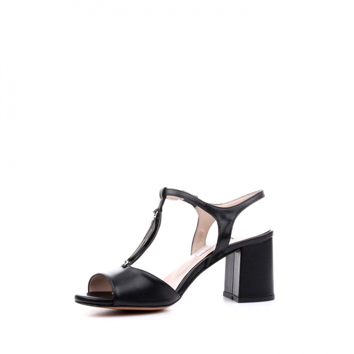 L'amour - Soft nero+vernice 956 - Heel sandal - GULLIVER COLLECTION