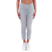 Guess PANTALONE Bianco/celeste