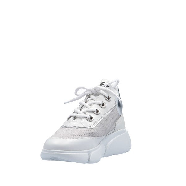 Elvio Zanon SNEAKER Bianco/argento