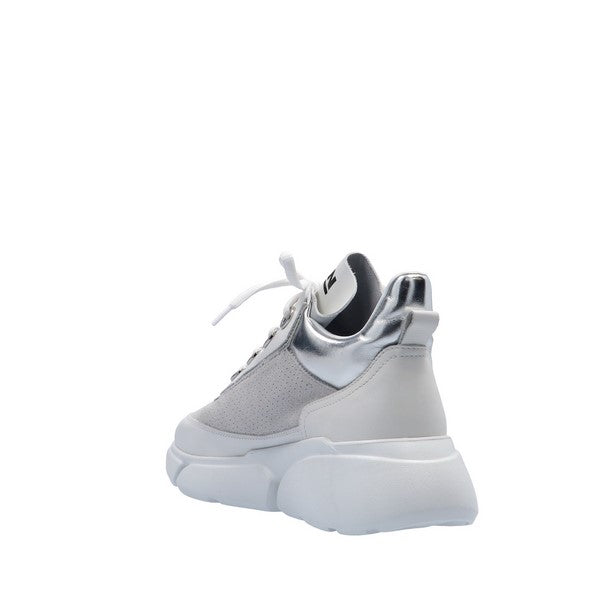 Elvio Zanon SNEAKER Bianco/argento